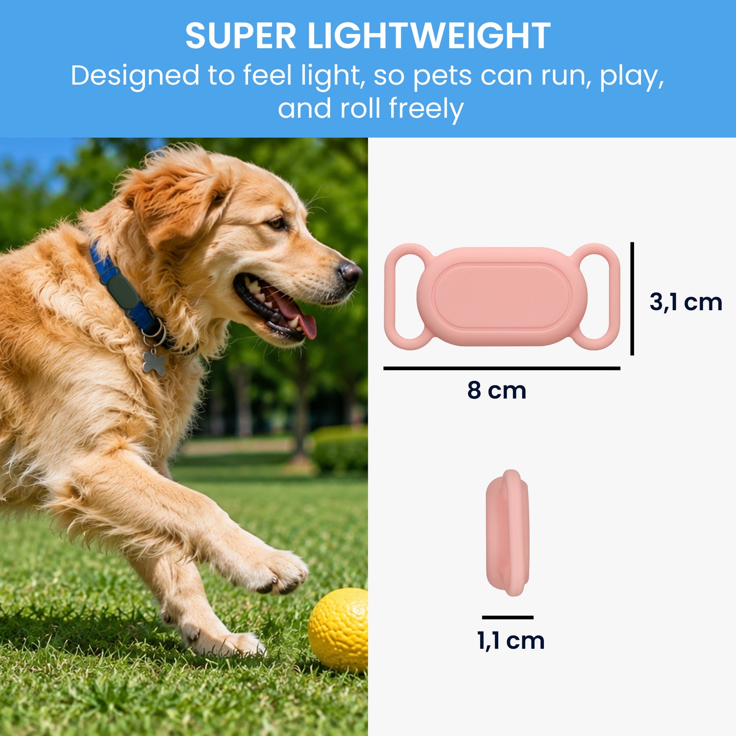 kwmobile Bluetooth Tracker Halter für Samsung Galaxy SmartTag 2 - Silikon Schutzhülle für Hunde Katzen Halsband - Smart Tag Holder für Haustiere - 1er Set Dunkelgrün Altrosa Dunkelgrün