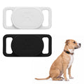 kwmobile Bluetooth Tracker Halter für Xiaomi SmartTag - Silikon Schutzhülle für Hunde Katzen Halsband - Smart Tag Holder für Haustiere - 1er Set Schwarz Weiß Schwarz