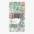 kwmobile Bluetooth Tracker Halter für Xiaomi SmartTag - Silikon Schutzhülle für Hunde Katzen Halsband - Smart Tag Holder für Haustiere - 1er Set Schwarz Weiß Schwarz