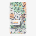 kwmobile 1x Katzen Tracker Case kompatibel mit Apple AirTag Hülle - Katzenohr-Design Cover Set für Smarttag - ideal für Tier Halsbänder - Schwarz Weiß Schwarz