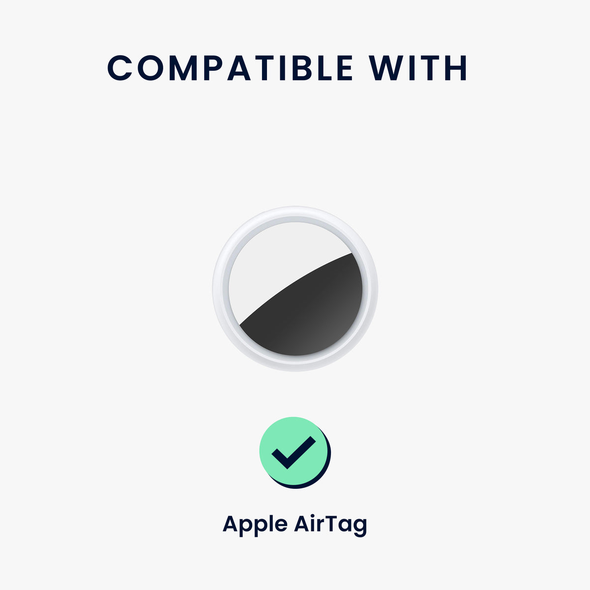 kwmobile 1x Katzen Tracker Case kompatibel mit Apple AirTag Hülle - Katzenohr-Design Cover Set für Smarttag - ideal für Tier Halsbänder - Matcha Grün Altrosa Matcha Grün