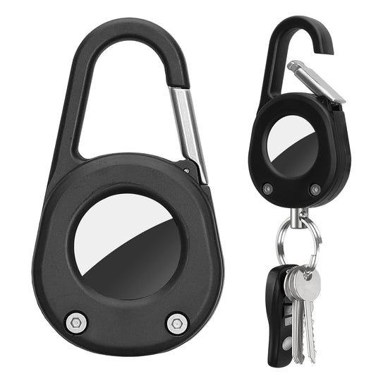 Apple AirTag Keychain Holder with Carabiner