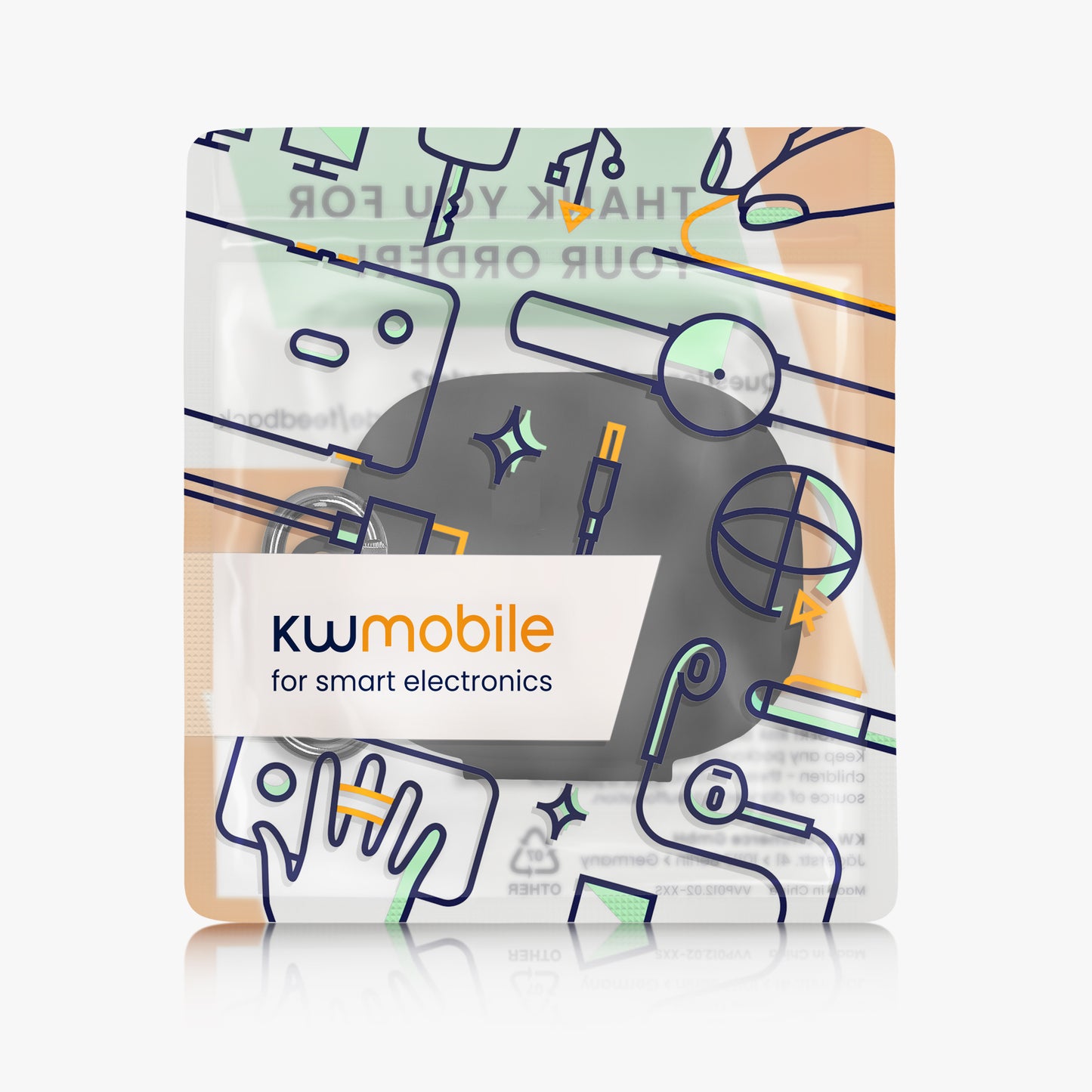 kwmobile Schutzhülle für Shokz OpenFit Pro Hülle - TPU Silikon Case für Kopfhörer Ladecase - stoßfestes Cover mit Karabiner - Schwarz Schwarz