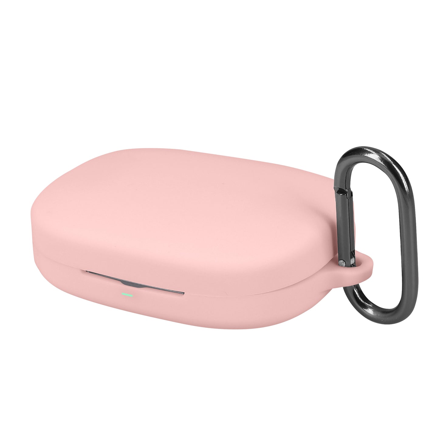 kwmobile Schutzhülle für Shokz OpenFit Pro Hülle - TPU Silikon Case für Kopfhörer Ladecase - stoßfestes Cover mit Karabiner - Altrosa Altrosa