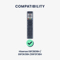 kwmobile Hülle Fernbedienung kompatibel mit Hisense ERF2B38H / ERF2K38H /ERF2F38H Hülle - Case für TV Zubehör