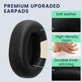 kwmobile 2x Ohr Polster für SteelSeries Arctis Nova Elite Ohrpolster - Ersatz Ohrpolster - Kopfhörer Ersatzteile - Kopfhörer Ersatzpolster für Over Ear Headphones Schwarz