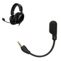 kwmobile Ersatz Kopfhörer Mikrofon kompatibel mit Kingston HyperX Cloud III Headset - Gaming Headphones Mikrofon mit 3,5 mm Klinkenstecker - Schwarz Schwarz
