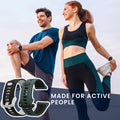 kwmobile 2x Uhrenarmband für COROS PACE 4 / PACE 3 / APEX 4 / APEX Pro Armband - Fitnesstracker Band Set aus TPU Silikon - Ersatzarmband Smartwatch - Schwarz Grau Dunkelgrün Schwarz Schwarz  [dsg01]