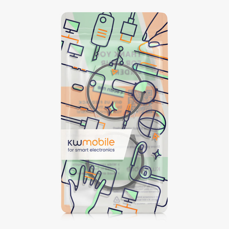 kwmobile 2x Glas Hülle für Suunto Nautic S Schutzhülle - Fullbody Fitnesstracker Case Set aus Glas - Schwarz Transparent Schwarz  [dsg01]