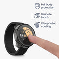 kwmobile 2x Glas Hülle für Suunto Nautic S Schutzhülle - Fullbody Fitnesstracker Case Set aus Glas - Schwarz Transparent Schwarz  [dsg01]