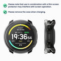 kwmobile 2x Glas Hülle für Suunto Vertical 2 Schutzhülle - Fullbody Fitnesstracker Case Set aus Glas - Schwarz Transparent Schwarz  [dsg01]