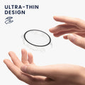 kwmobile 2x Glas Hülle für OnePlus Watch 4 / Watch 3 / OPPO Watch X3 mini / X2 mini Schutzhülle - Fullbody Fitnesstracker Case Set aus Glas - Schwarz Transparent Schwarz  [dsg01]