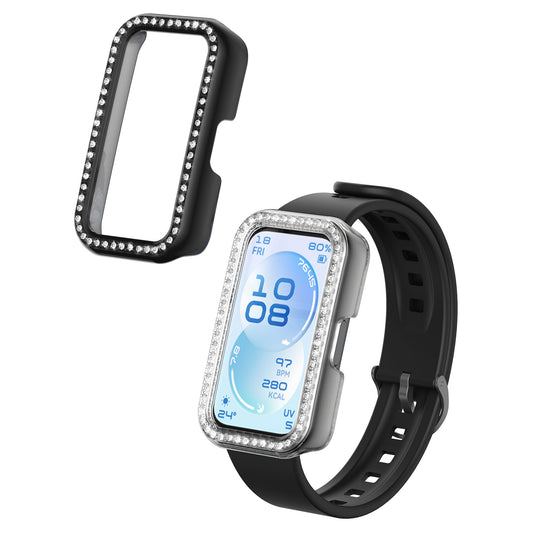 2x Glitter Bumper Case in Plastic for Huawei Band 11