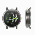 kwmobile 2x Silikon Hülle für Amazfit Active3 Premium Schutzhülle - Fullbody Display Cover Set aus Silikon - Schwarz Transparent Schwarz  [dsg01]