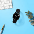 kwmobile Armband kompatibel mit Samsung Galaxy Watch 8 Galaxy / Galaxy Watch 8 Classic 46mm - Nylon Fitnesstracker Sportarmband Band in Schwarz - Innenmaße von Schwarz