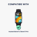 kwmobile 4x Metall Adapter mit 18mm Bandbreite kompatibel mit Huawei Band 11 / Band 11 Pro Uhrenarmband - Smartwatch Armband Anschlussadapter Set aus Metall Silber  [dsg01]