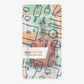 kwmobile Kunstleder Hülle für Samsung Galaxy Buds 3 / Galaxy Buds 3 Pro Case - Slim Cover mit Karabiner - Kopfhörer Tasche - Etui in Braun Braun
