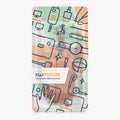 kwmobile Kunstleder Hülle für Sony WF-1000XM5 Case - Slim Cover mit Karabiner - Kopfhörer Tasche - Etui in Braun Braun