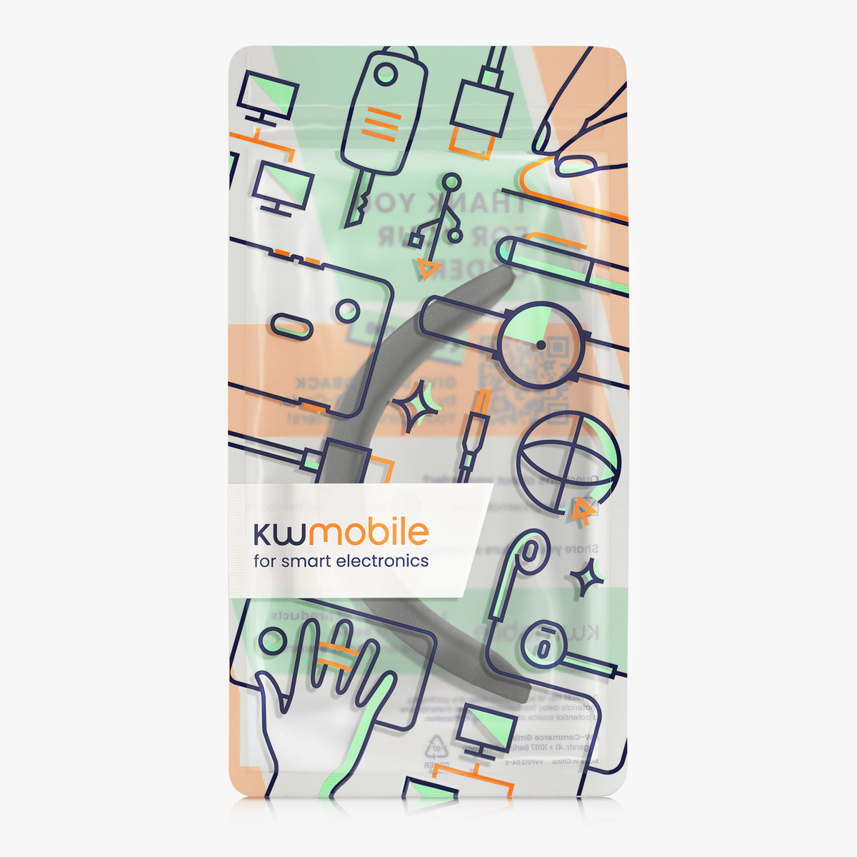 kwmobile Ersatz Bügelpolster kompatibel mit JBL Quantum 600 (Q600) / 610 (Q610) / 800 (Q800) / 810 (Q810) - Kopfbügelpolster aus Kunstleder - Kopfhörer Ersatz Polster - Schwarz Schwarz