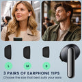 kwmobile 6x Silikonaufsätze für Xiaomi Redmi Buds 8 Pro - Ersatz Ohrstöpsel in 3 Größen - Ear Tips für In-Ear Kopfhörer - Zubehör Ersatzpolster in Schwarz Schwarz