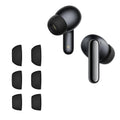 kwmobile 6x Silikonaufsätze für Xiaomi Redmi Buds 8 Pro - Ersatz Ohrstöpsel in 3 Größen - Ear Tips für In-Ear Kopfhörer - Zubehör Ersatzpolster in Schwarz Schwarz