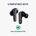 kwmobile 6x Silikonaufsätze für Anker Soundcore P20i - Ersatz Ohrstöpsel in 3 Größen - Ear Tips für In-Ear Kopfhörer - Zubehör Ersatzpolster in Schwarz Schwarz