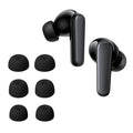 kwmobile 6x Silikonaufsätze für Anker Soundcore P20i - Ersatz Ohrstöpsel in 3 Größen - Ear Tips für In-Ear Kopfhörer - Zubehör Ersatzpolster in Schwarz Schwarz