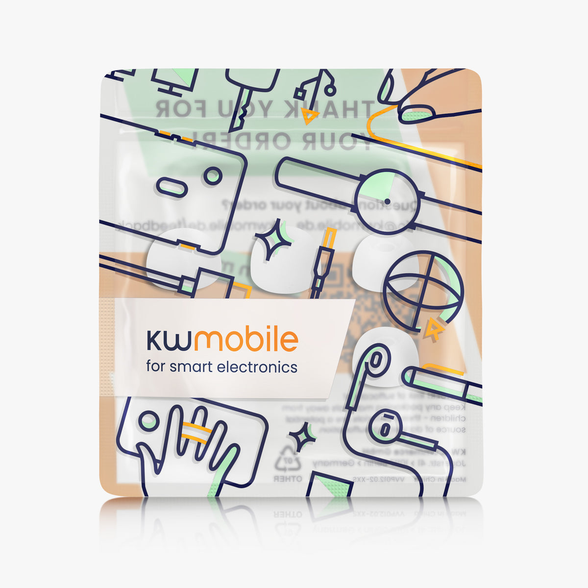 kwmobile 6x Silikonaufsätze für Anker Soundcore P20i - Ersatz Ohrstöpsel in 3 Größen - Ear Tips für In-Ear Kopfhörer - Zubehör Ersatzpolster in Weiß Weiß