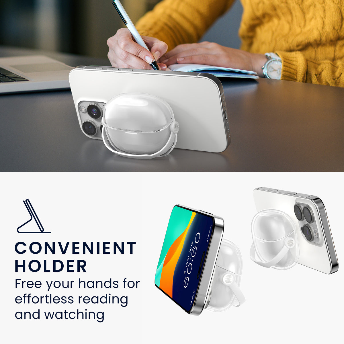 kwmobile transparentes Kopfhörer Case kompatibel mit Xiaomi Redmi Buds 8 Pro Hülle - Headphones TPU Cover mit Sicherheitsverschluss - Transparent Transparent