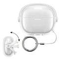 kwmobile transparentes Kopfhörer Case kompatibel mit Xiaomi Redmi Buds 8 Pro Hülle - Headphones TPU Cover mit Sicherheitsverschluss - Transparent Transparent