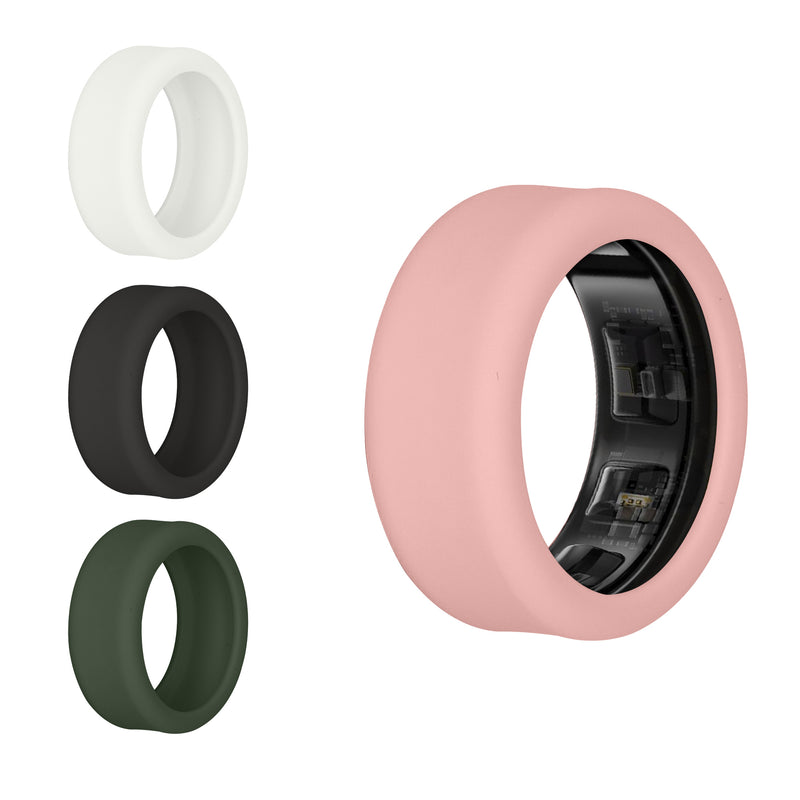 kwmobile 4x Smart Ring Protector kompatibel mit Samsung Galaxy Ring S size 5 6 7 8 9 Hülle - Weiches Silikon Case - Schutzhülle in Mehrfarbig Mehrfarbig  [dsg01]