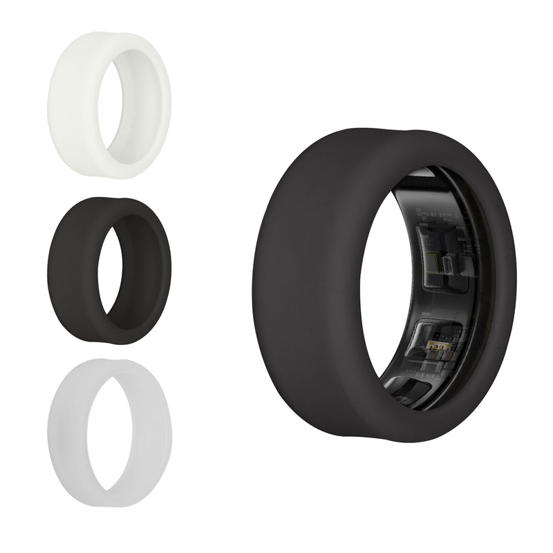 kwmobile 4x Smart Ring Protector kompatibel mit Samsung Galaxy Ring M size 10 11 12 13 Hülle - Weiches Silikon Case - Schutzhülle in Mehrfarbig Mehrfarbig  [dsg01]