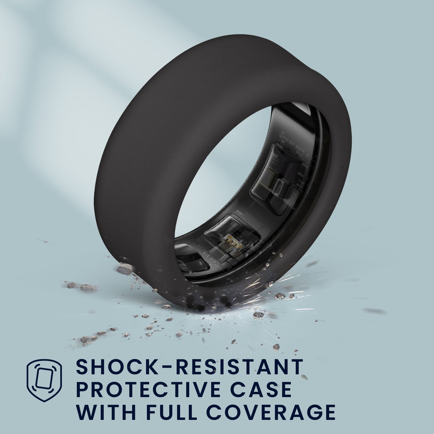kwmobile 4x Smart Ring Protector kompatibel mit Samsung Galaxy Ring M size 10 11 12 13 Hülle - Weiches Silikon Case - Schutzhülle in Mehrfarbig Mehrfarbig  [dsg01]