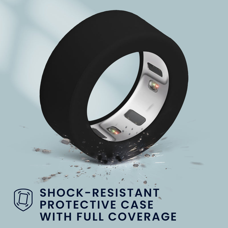 kwmobile 4x Smart Ring Protector kompatibel mit Oura Ring 4 S size 5 6 7 8 9 10 Hülle - Weiches Silikon Case - Schutzhülle in Mehrfarbig Mehrfarbig  [dsg01]