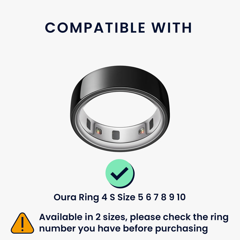 kwmobile 4x Smart Ring Protector kompatibel mit Oura Ring 4 S size 5 6 7 8 9 10 Hülle - Weiches Silikon Case - Schutzhülle in Mehrfarbig Mehrfarbig  [dsg01]