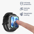 kwmobile 2x Silikon Hülle für Huawei Watch FIT 5 Schutzhülle - Fullbody Display Cover Set aus Silikon - Schwarz Transparent Schwarz  [dsg01]