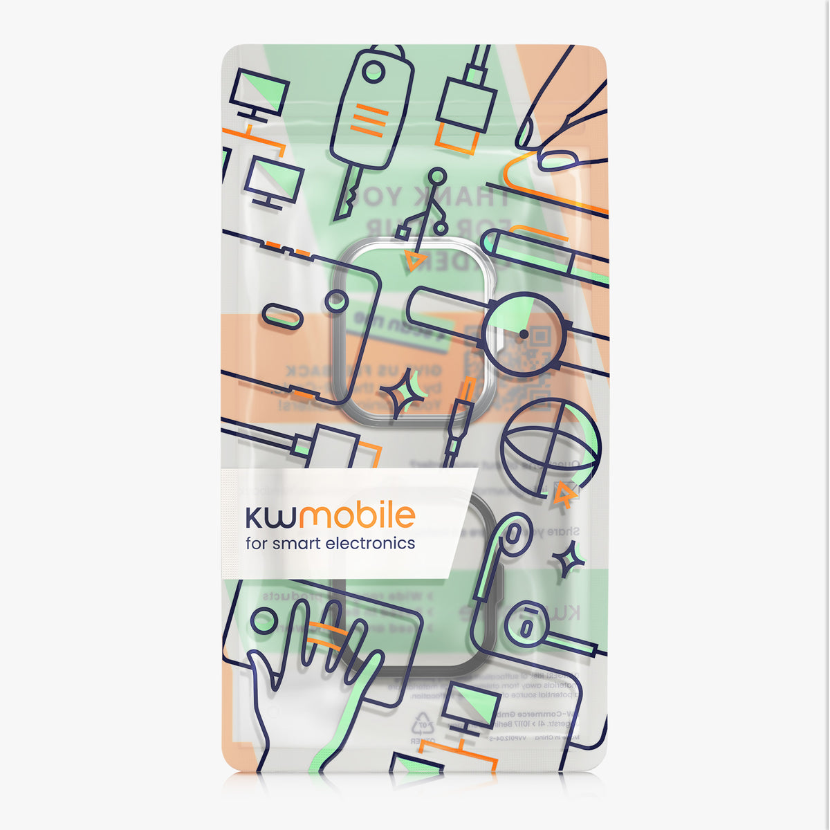 kwmobile 2x Silikon Hülle für Huawei Watch FIT 5 Pro Schutzhülle - Fullbody Display Cover Set aus Silikon - Silber Schwarz Silber  [dsg02]