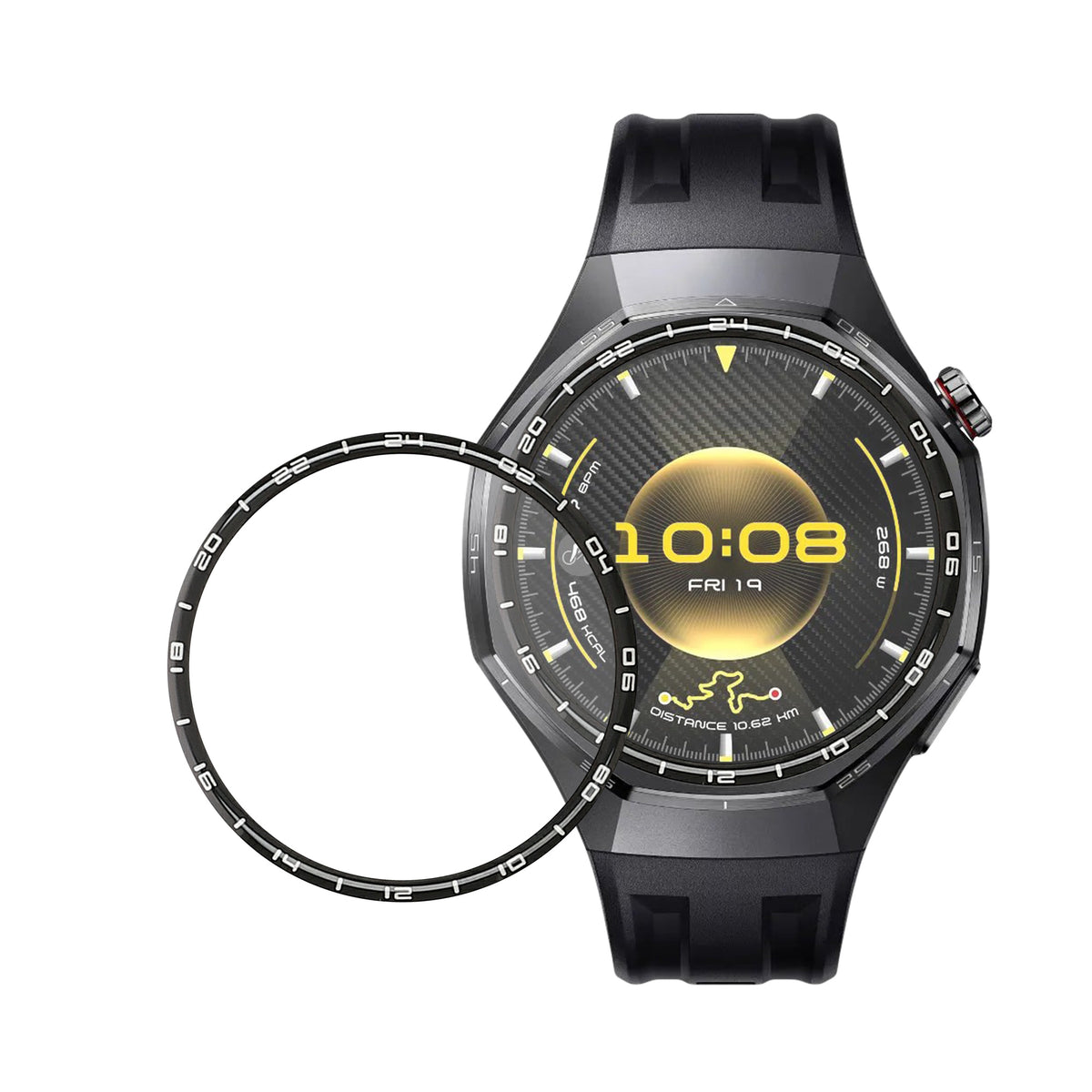 kwmobile 2x Transparente Displayschutzfolie kompatibel mit Huawei Watch GT6 Pro 46mm Folie - Schutzfolie für Fitness Tracker - robuster Displayschutz Transparent