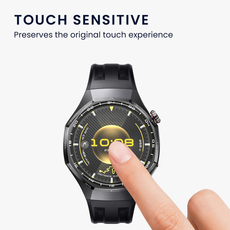 kwmobile 2x Transparente Displayschutzfolie kompatibel mit Huawei Watch GT6 Pro 46mm Folie - Schutzfolie für Fitness Tracker - robuster Displayschutz Transparent