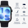 kwmobile 2x Transparente Displayschutzfolie kompatibel mit Huawei Watch FIT 5 Folie - Schutzfolie für Fitness Tracker - robuster Displayschutz Transparent