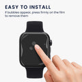 kwmobile 2x Transparente Displayschutzfolie kompatibel mit Huawei Watch FIT 5 Folie - Schutzfolie für Fitness Tracker - robuster Displayschutz Transparent