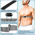 kwmobile Brust Pulsgurt für Garmin HRM / Polar H1 H10 H9 H7 / Wahoo Brustgurt Pulsmesser - Ersatz Herzfrequenzmesser Brustgurt - Pulsgurt für Brust aus Nylon - Grau Grau