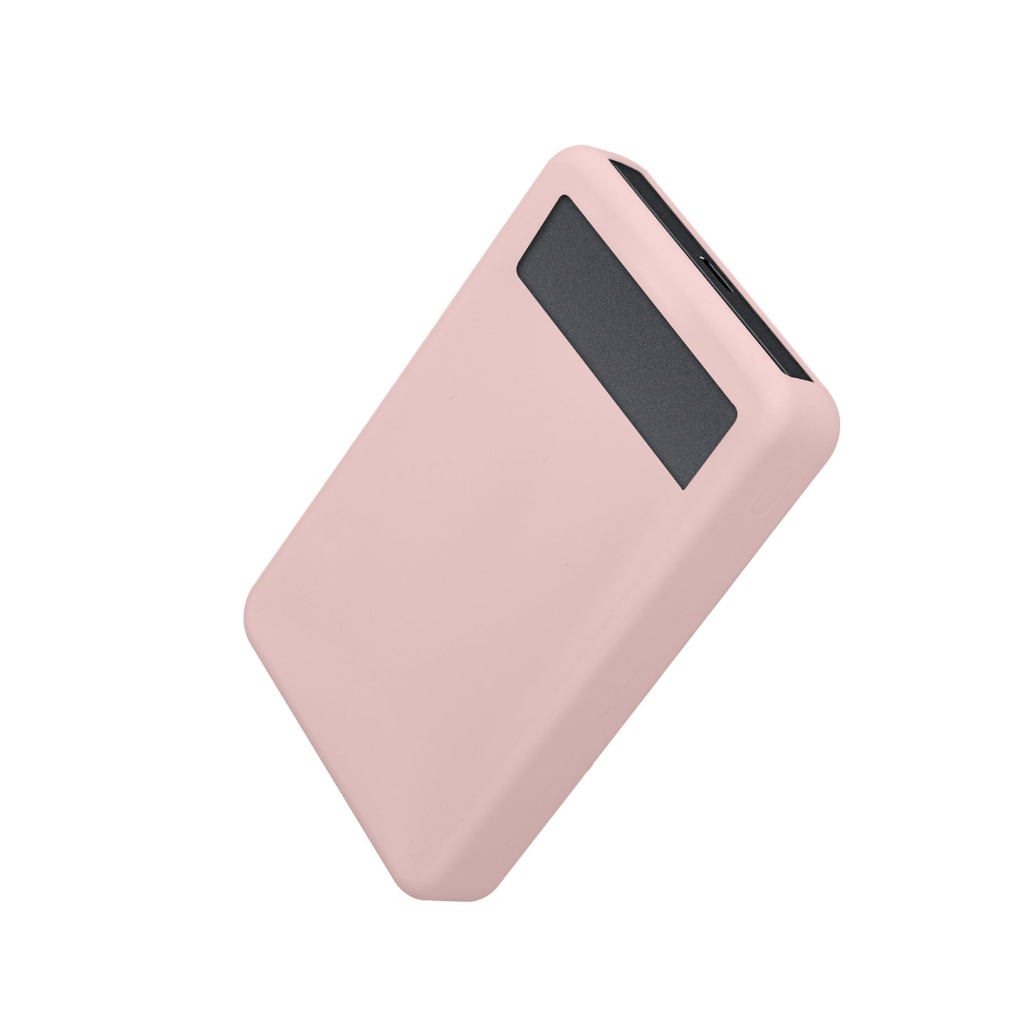 kwmobile Silikon Hülle für TORRAS MiniMag 10000mAh Case - Powerbank Hülle für unterwegs - Tasche für Power Bank - Altrosa Altrosa