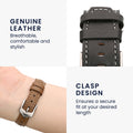 kwmobile Echtleder Uhrenarmband für Huawei Watch GT6 Pro 46mm Armband - Ersatzarmband für Fitnesstracker - Wechselarmband Smartwatch - Schwarz Schwarz