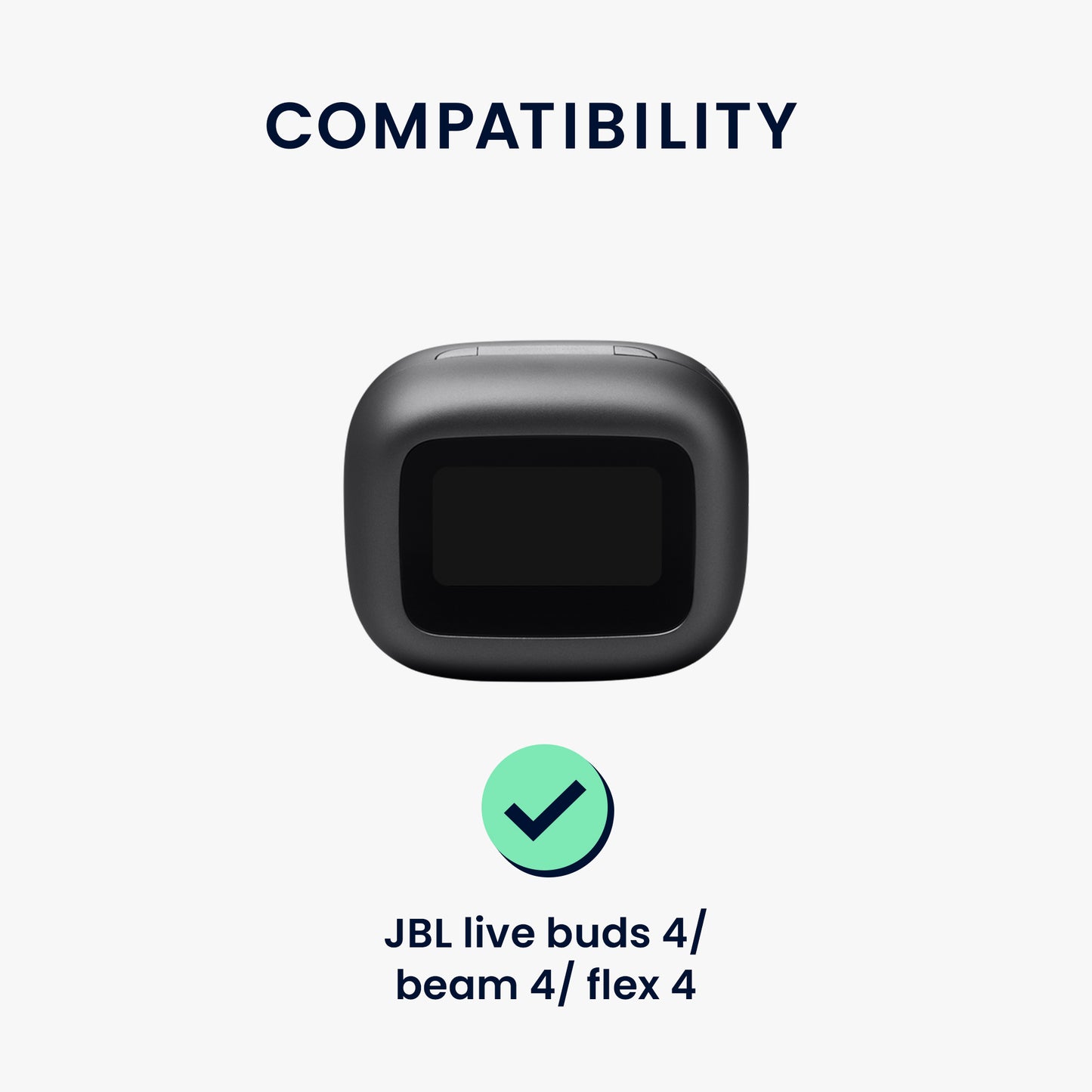 kwmobile Schutzhülle für JBL Live Buds 4 / Beam 4 / Flex 4 Hülle - TPU Silikon Case für Kopfhörer Ladecase - stoßfestes Cover mit Karabiner - Orange Orange