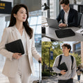 kwmobile Laptoptasche 14 Zoll Notebook - Schwarz