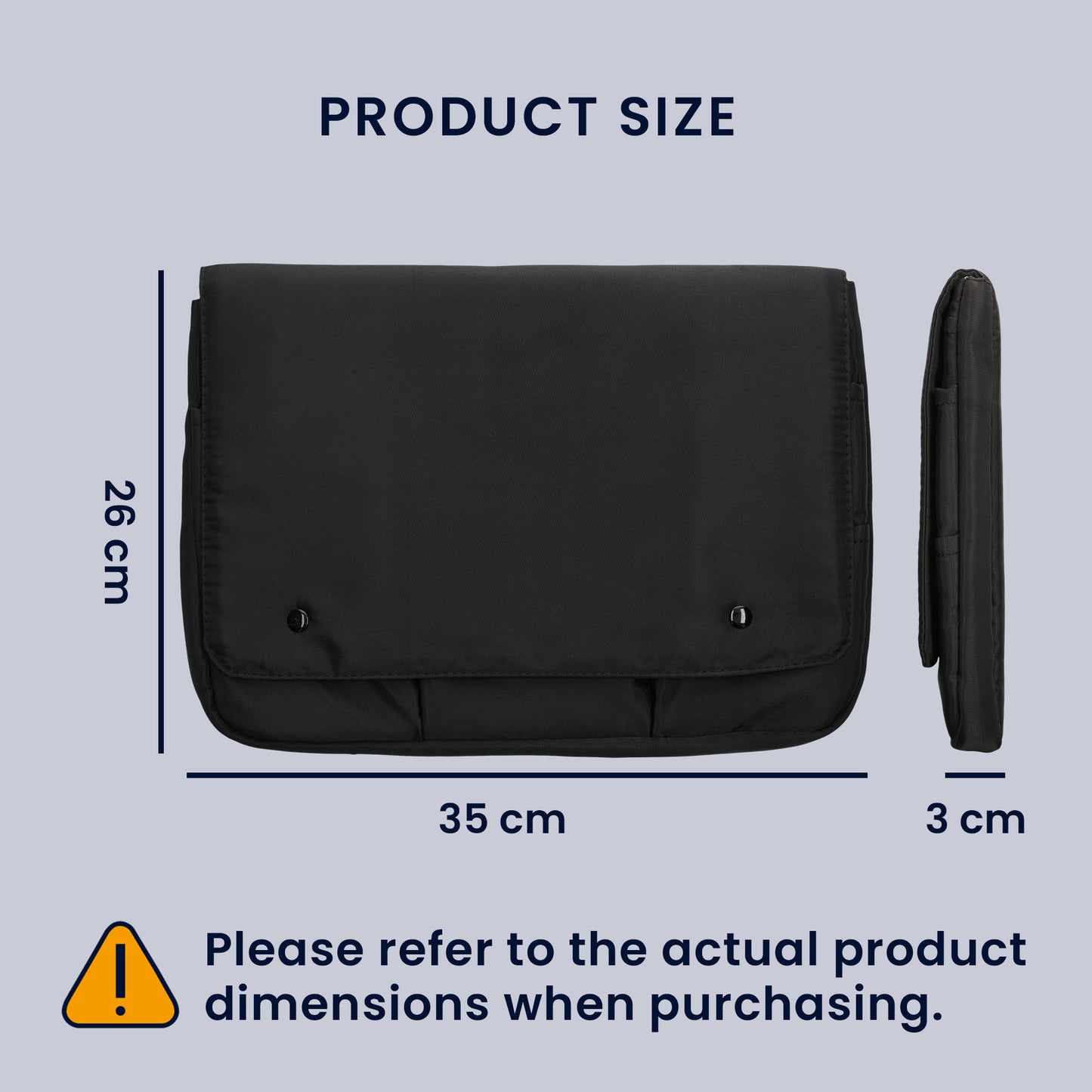 kwmobile Laptoptasche 14 Zoll Notebook - Schwarz