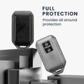 kwmobile Schlüsselhülle für Suzuki 2-Tasten Autoschlüssel Keyless Go Hülle - Autoschlüssel Schlüssel Hülle aus TPU Silikon - Schlüsselschutz Gehäuse in Schwarz matt Schwarz Schwarz matt