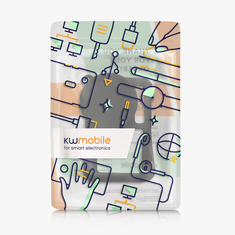 kwmobile Silikonhülle für DJI Action 4 Hülle - rutschfestes Cover aus Silikon für Action Cam - Schwarz Schwarz