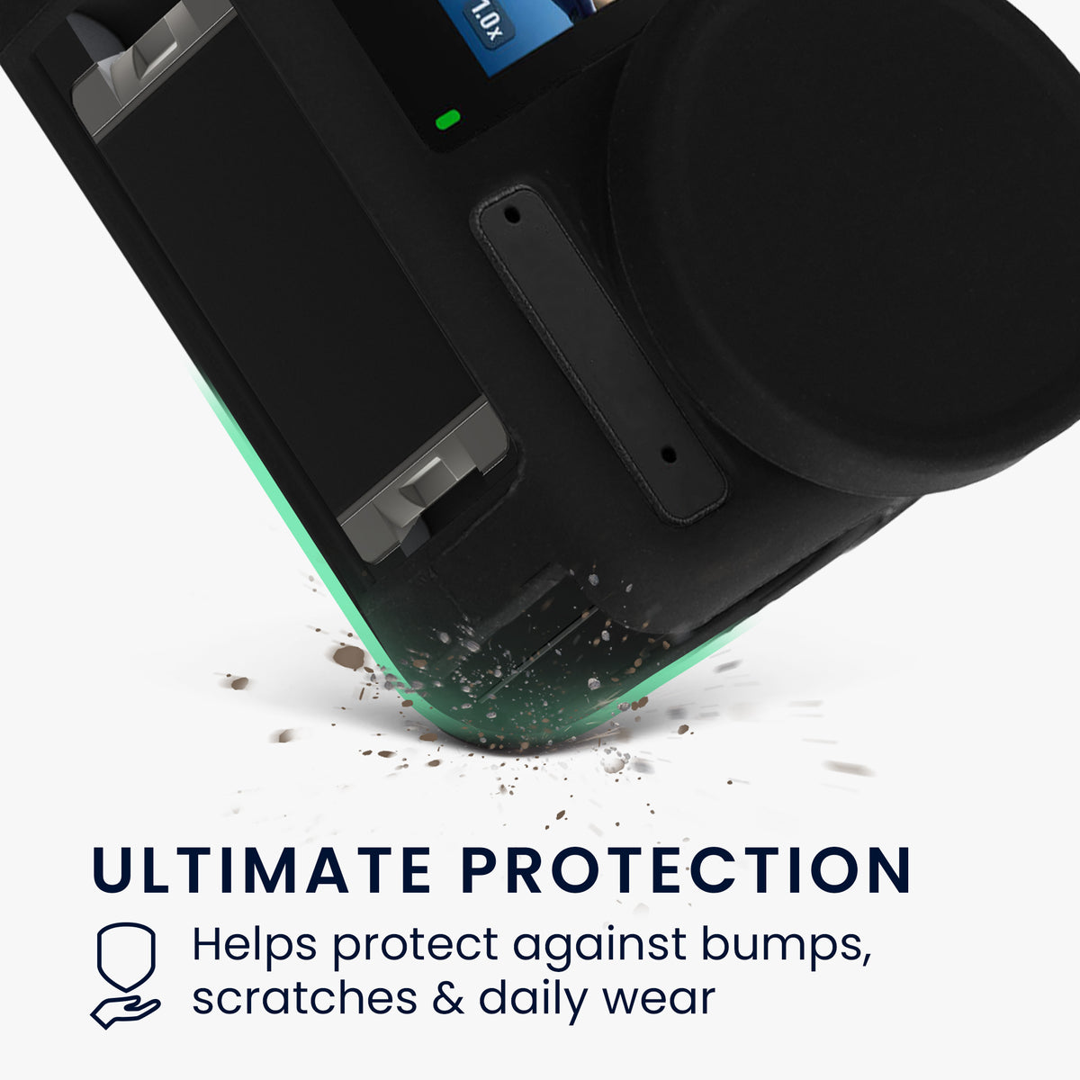 kwmobile Silikonhülle für DJI Action 4 Hülle - rutschfestes Cover aus Silikon für Action Cam - Schwarz Schwarz